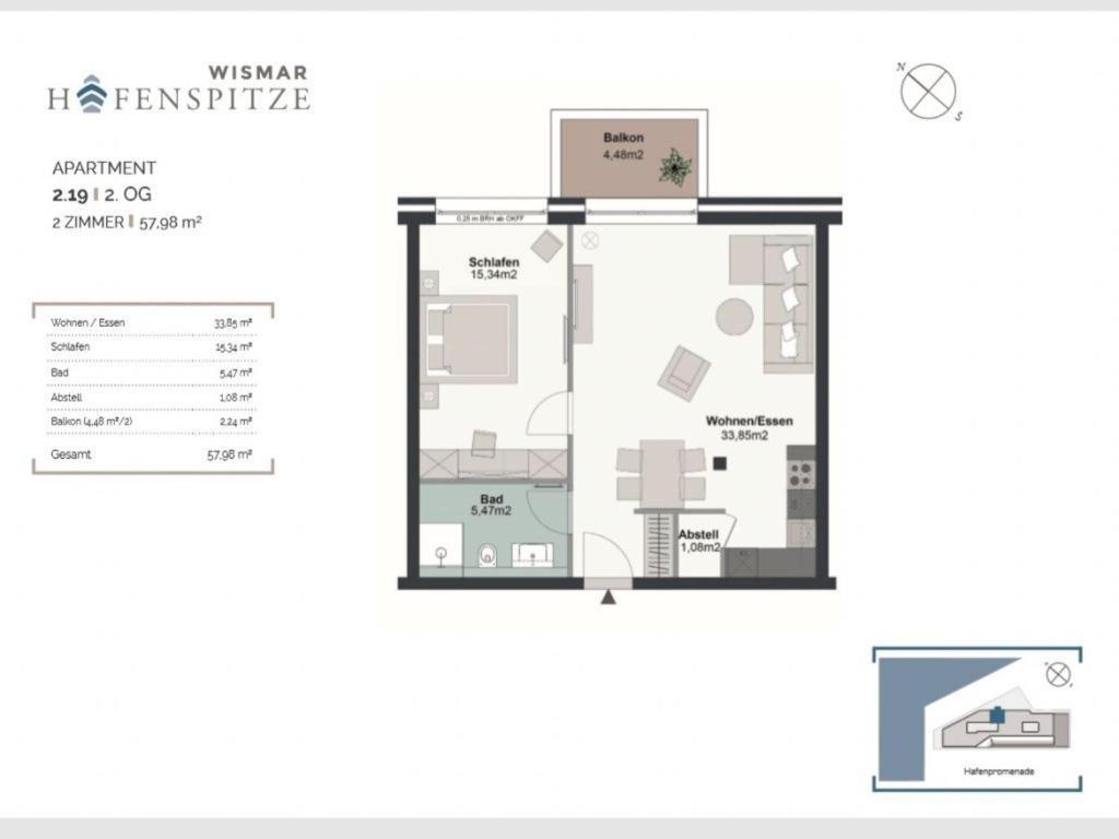 Hafenspitze App 19 Apartment Wismar Exterior photo